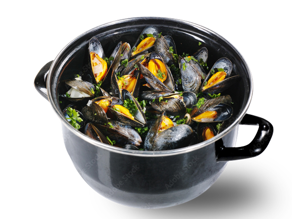 Moules marineres traditionnelles - Auberge Au15
